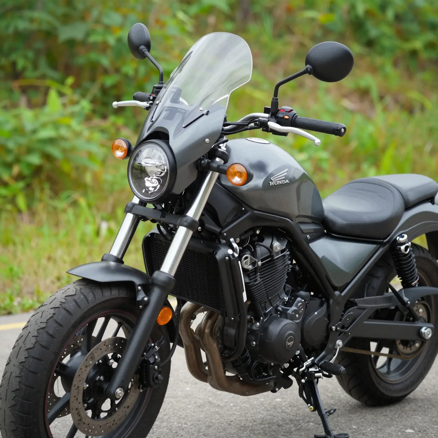Honda Rebel 1100 with Batwing Fairing