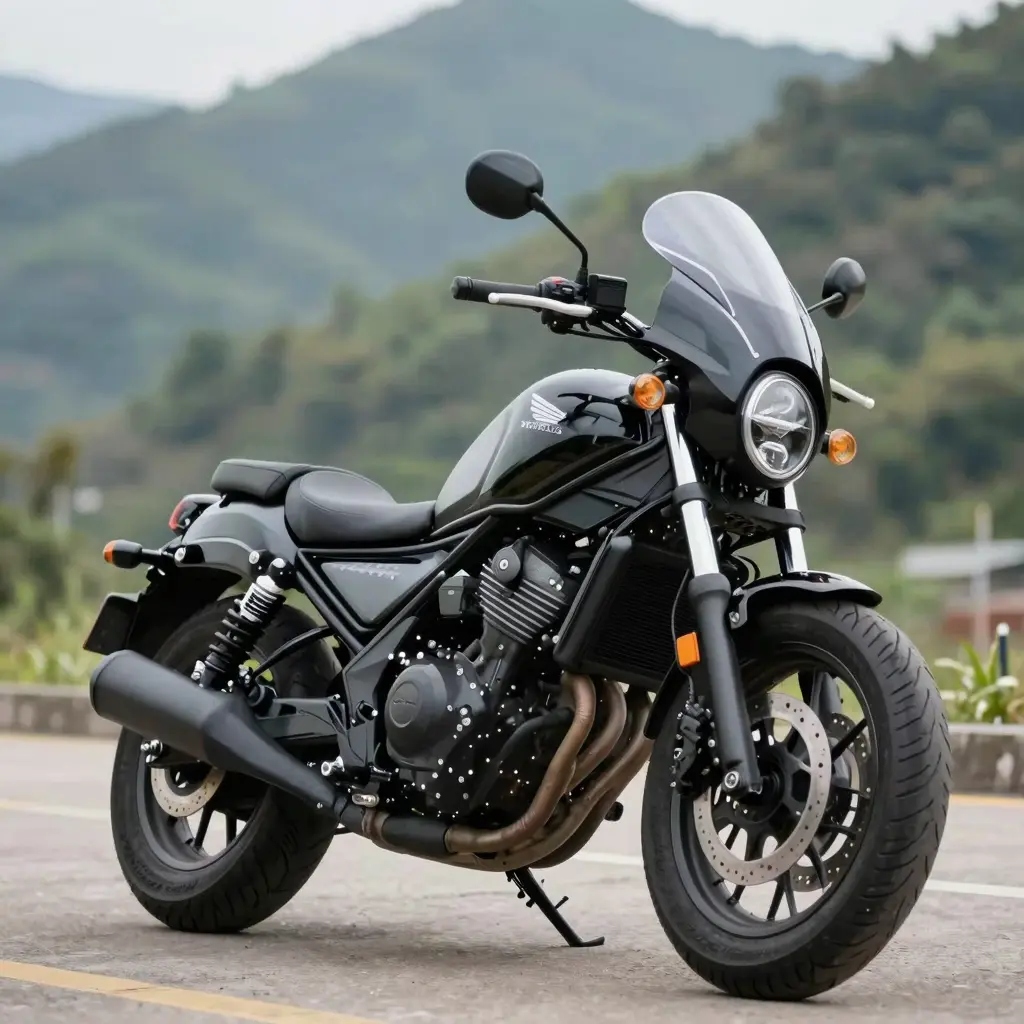 Honda Rebel 1100 with Batwing Fairing