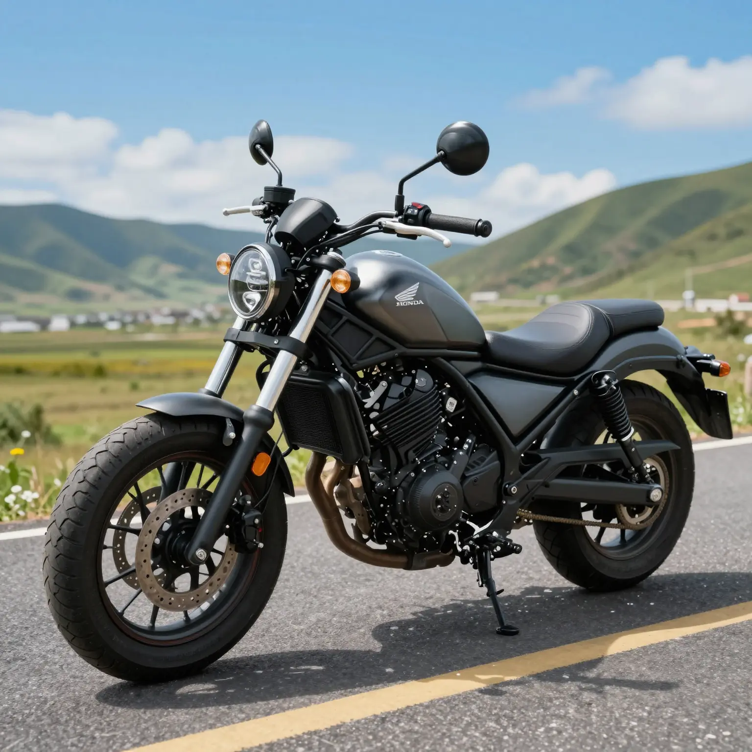 Batwing Fairing on 2022 Honda Rebel 1100