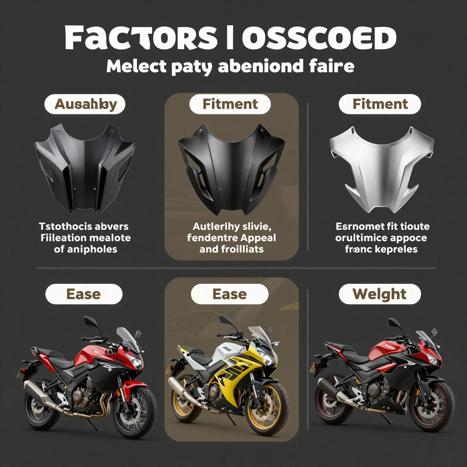 Key Factors to Consider When Selecting Aftermarket Fairings