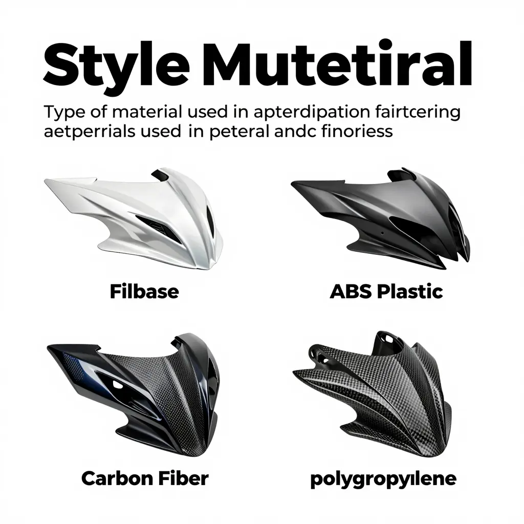 Types of Materials Used in Aftermarket Motorcycle Fairings