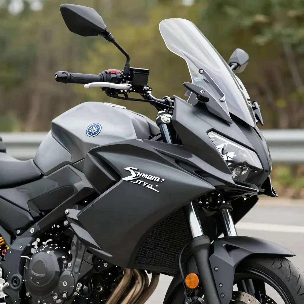 Yamaha Stryker with Batwing Fairing