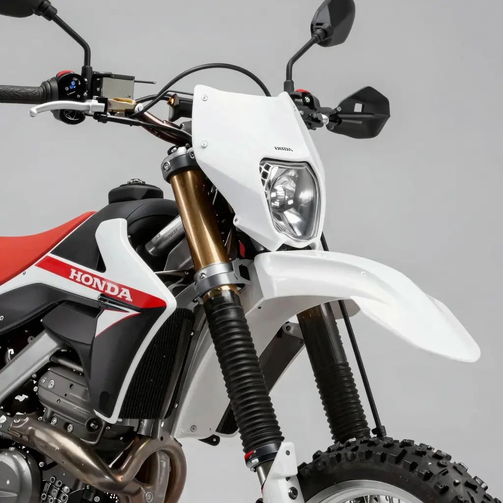 Close-up of Honda XR 650 Fairing