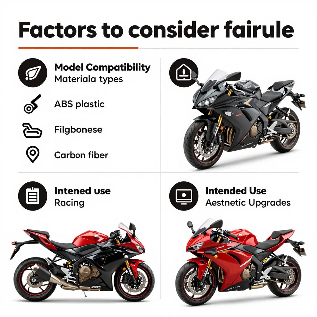 Factors to Consider When Choosing Motorcycle Fairings