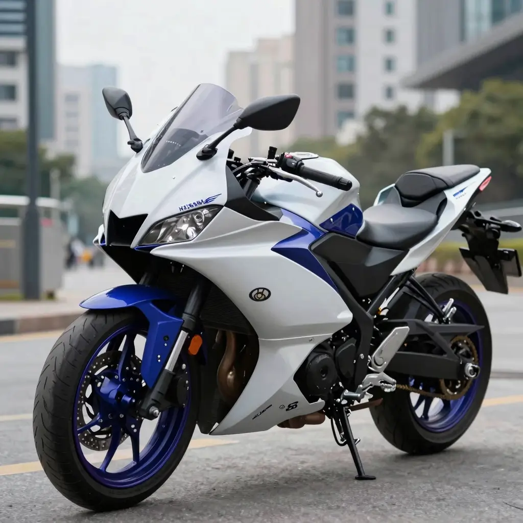 Yamaha R3 with Custom Fairings