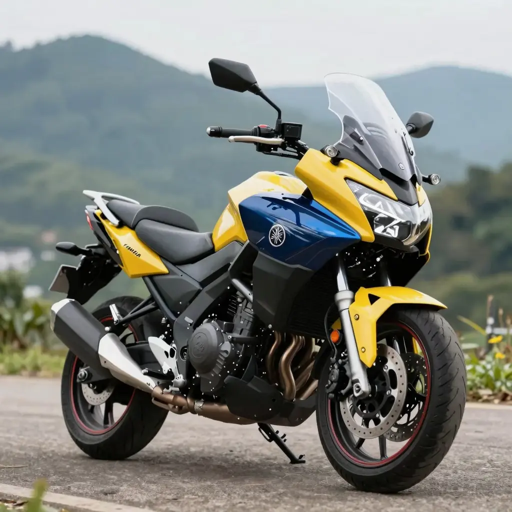 Yamaha Roadliner Motorcycle with Custom Fairing